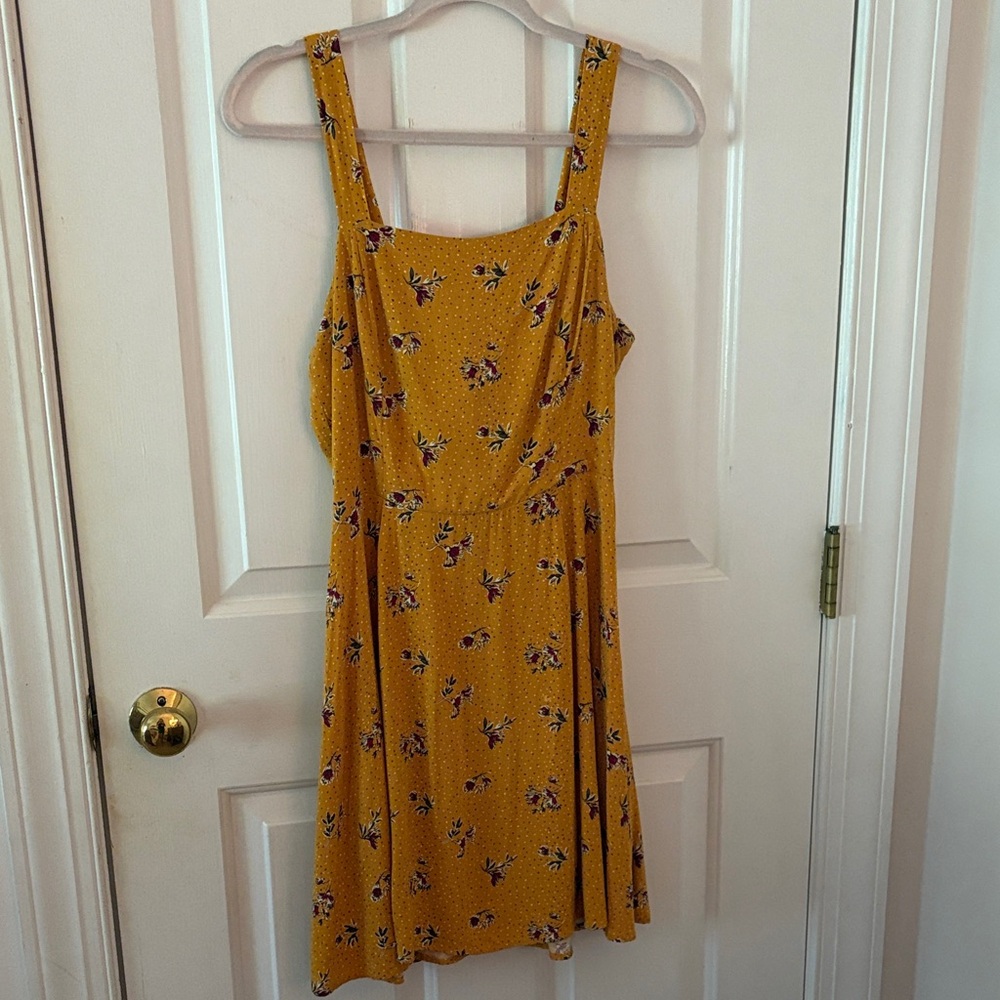 Floral Yellow Dress
